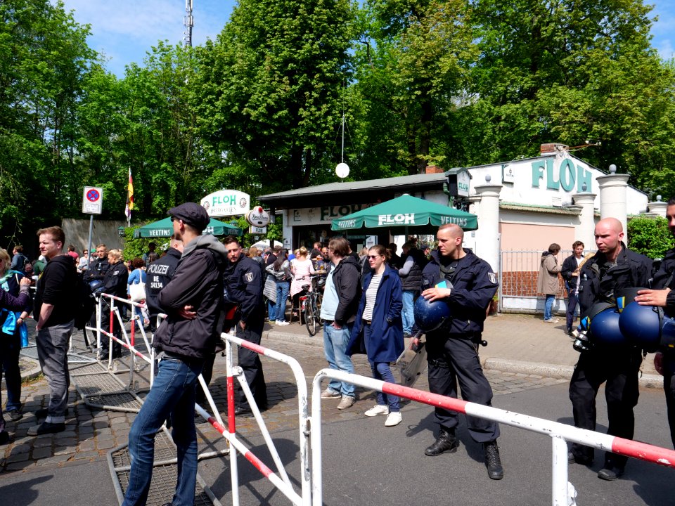 Start of the 1st may demonstration Grunewald 2019 11