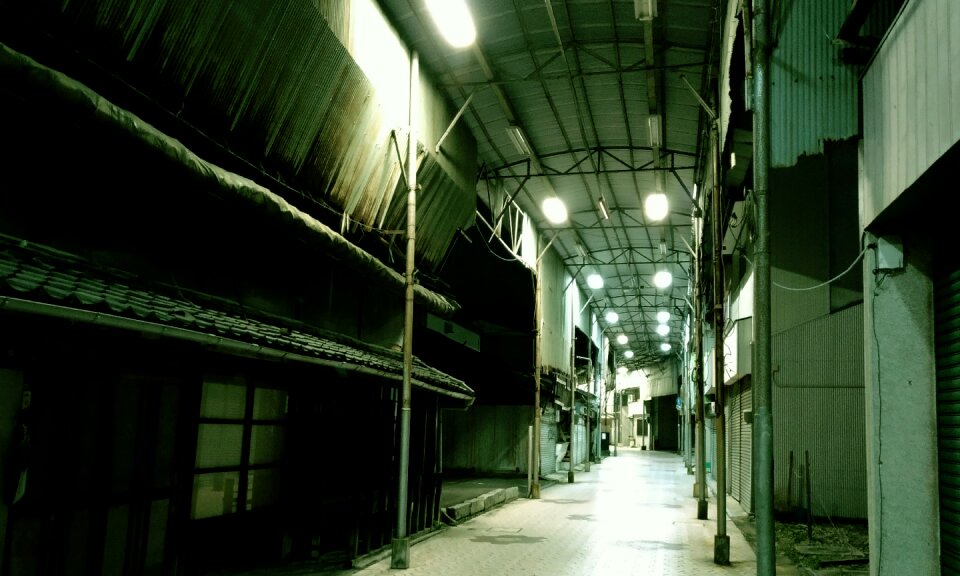 Dim abandoned house japan