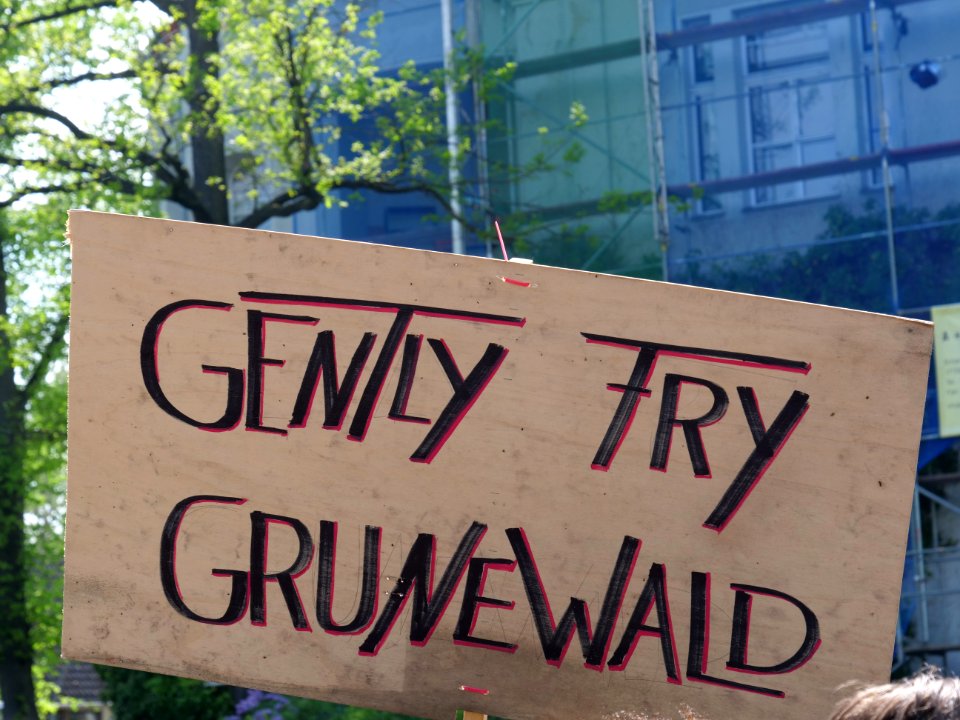 Start of the 1st may demonstration Grunewald 2019 23