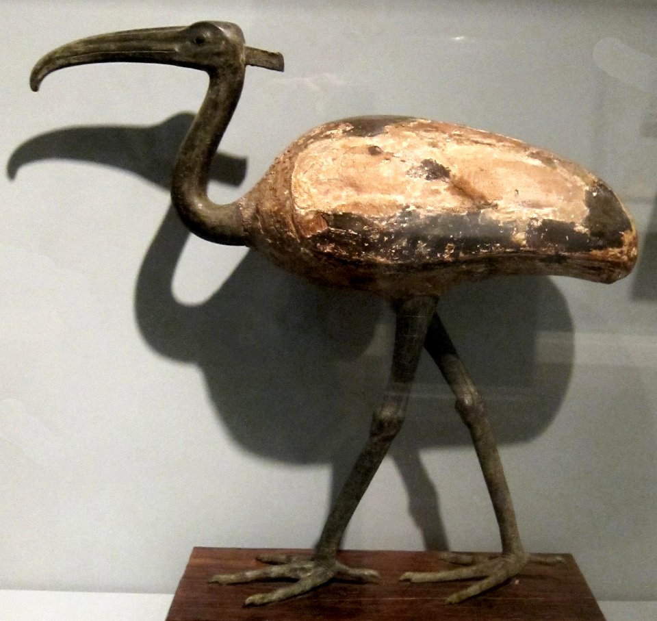 Standing male ibis from Egypt, third intermediate period, 22nd dynasty, HAA