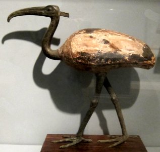 Standing male ibis from Egypt, third intermediate period, 22nd dynasty, HAA