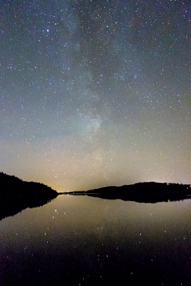 Stars and Milky Way over Åbyfjorden 5 photo
