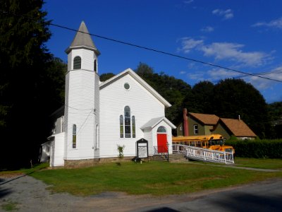 Starrucca PA Medium white church