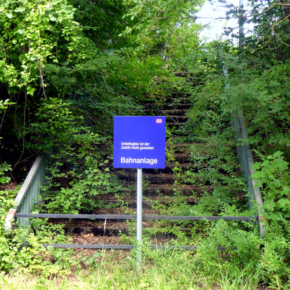 Starnberg-Mühlthal, ehemalige Bahnhofstreppe, 1