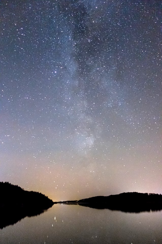 Stars and Milky Way over Åbyfjorden 7
