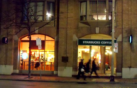 Starbucks at the corner of Front and Frederick streets, Toronto -c photo