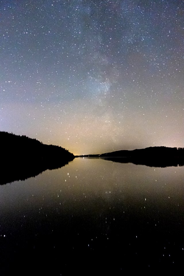 Stars and Milky Way over Åbyfjorden 3