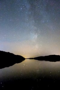 Stars and Milky Way over Åbyfjorden 4 photo