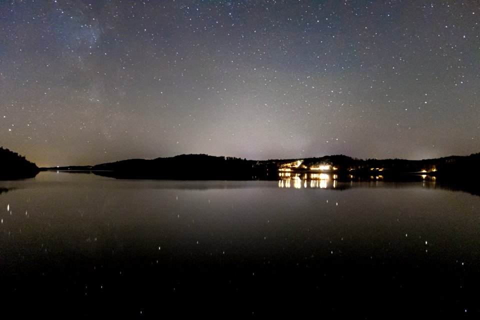 Stars and Milky Way over Åbyfjorden 1 photo