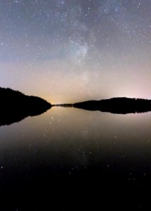 Stars and Milky Way over Åbyfjorden 6