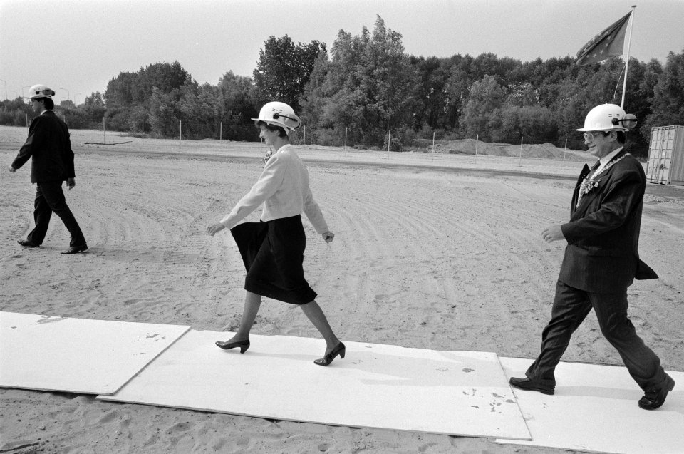 Staatssecretaris Van Rooy en burgemeester Van Thijn, Bestanddeelnr 934-4986