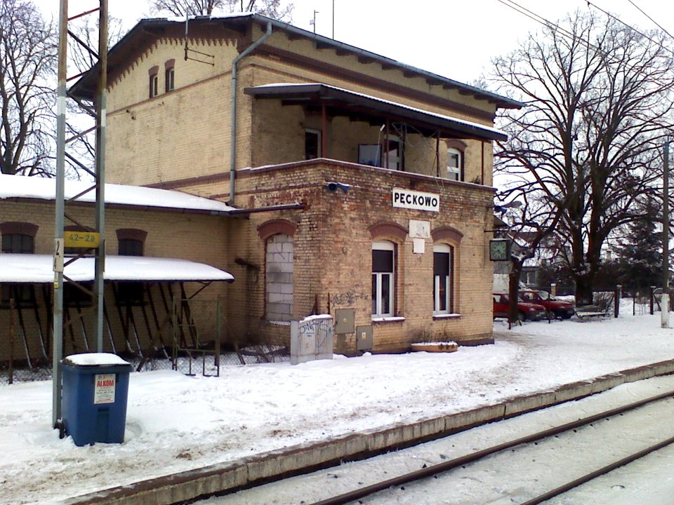 Stacja kolejowa w Pęckowie