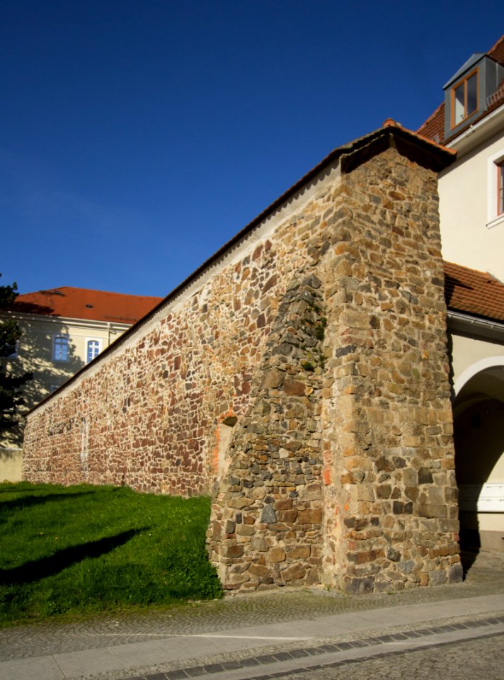 Stadtmauer am Neumarkt in Löbau