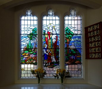 Stained glass, St Georges United Reformed Church, Bexhill
