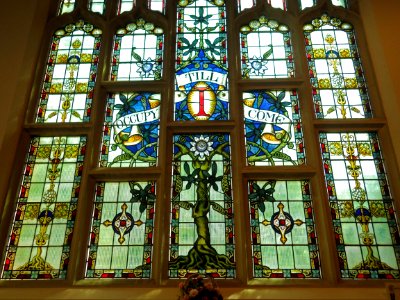 Stained glass, Christchurch Methodist Church, Bexhill (2)