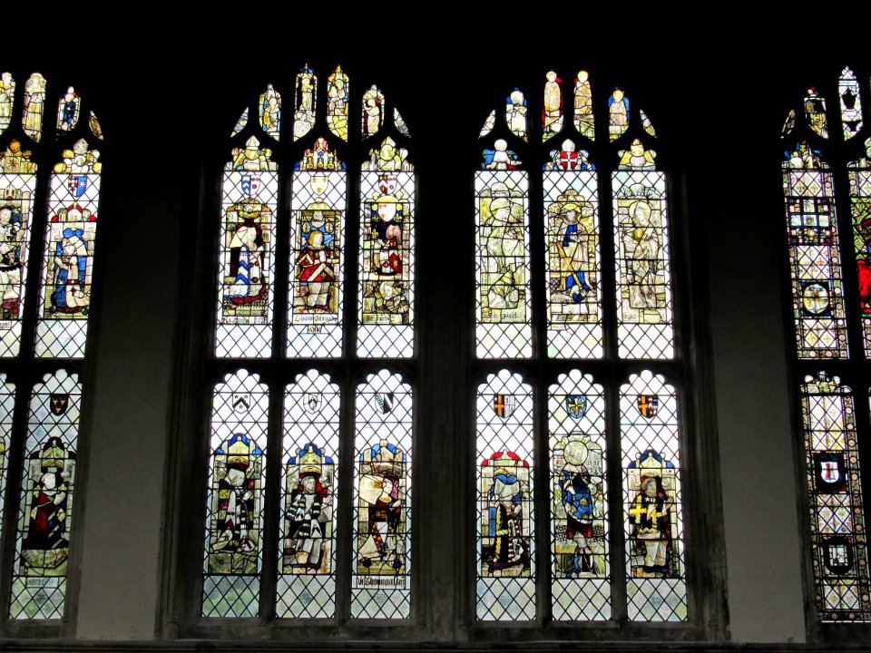 Stained glass, Long Melford 01