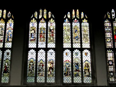 Stained glass, Long Melford 01