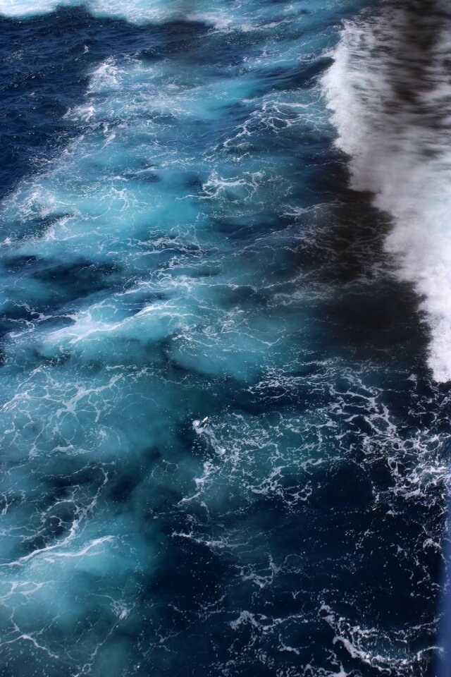Nature blue deep sea