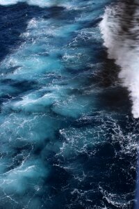 Nature blue deep sea photo