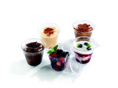 Yoghurt dessert table