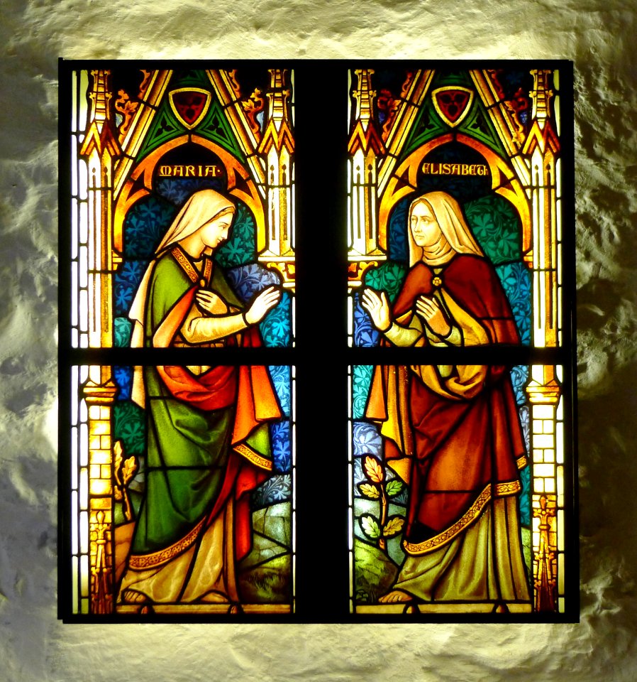 Stadtkirche (Melsungen) Neugotisches Fensterfragment