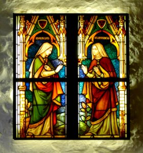 Stadtkirche (Melsungen) Neugotisches Fensterfragment