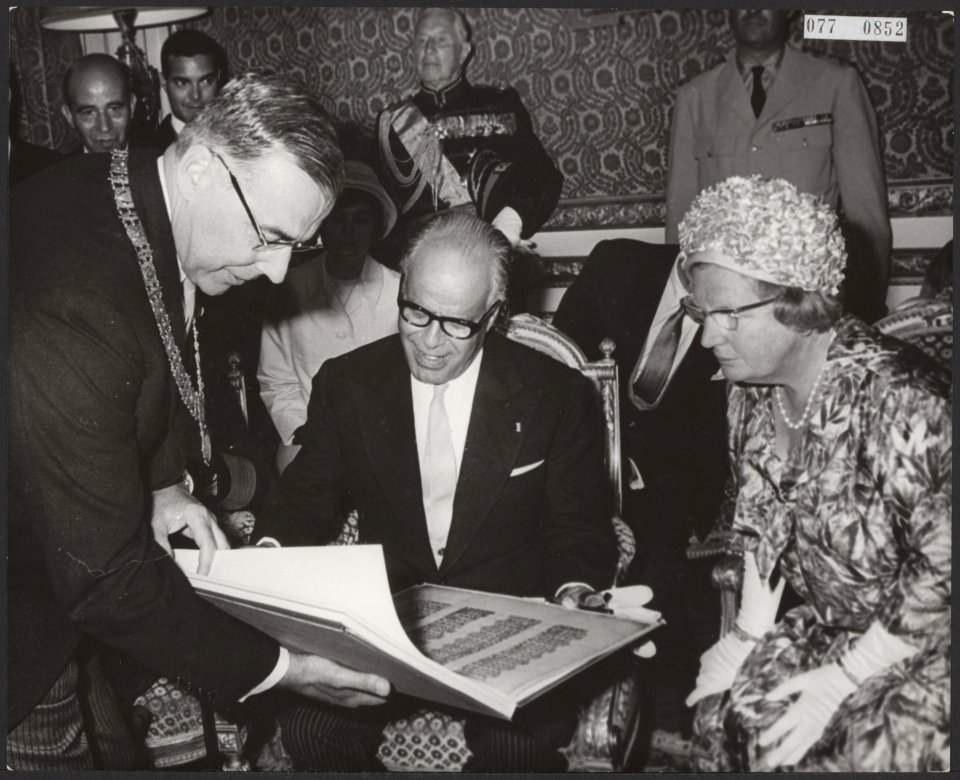 Staatsbezoek tunesische president aan nederland 6 tot en met 9 juli 1969, Bestanddeelnr 077-0852