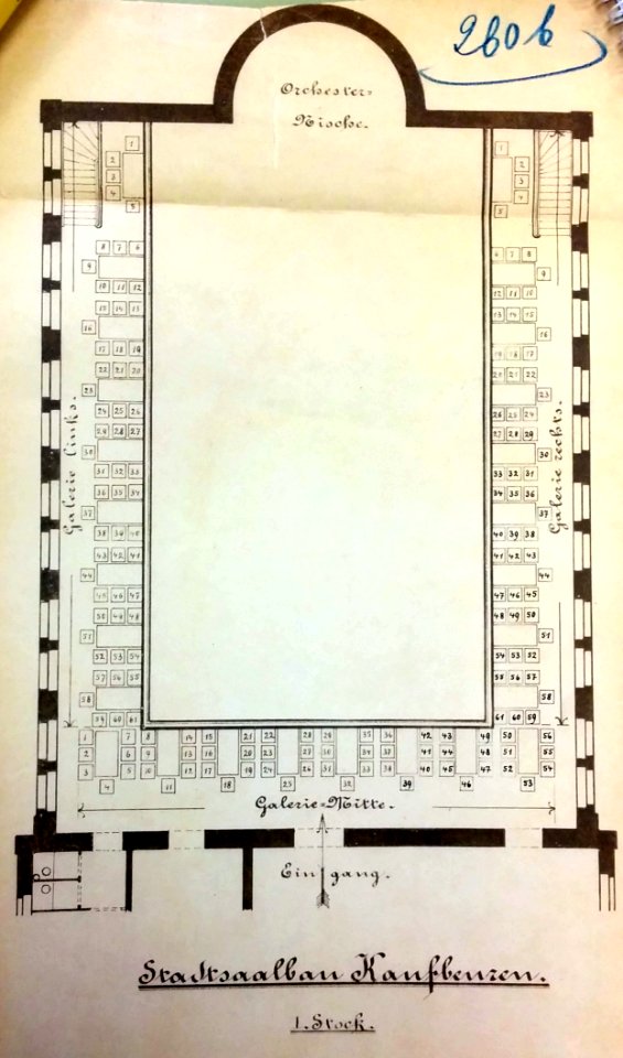 Stadtsaal KF Plan 1OG