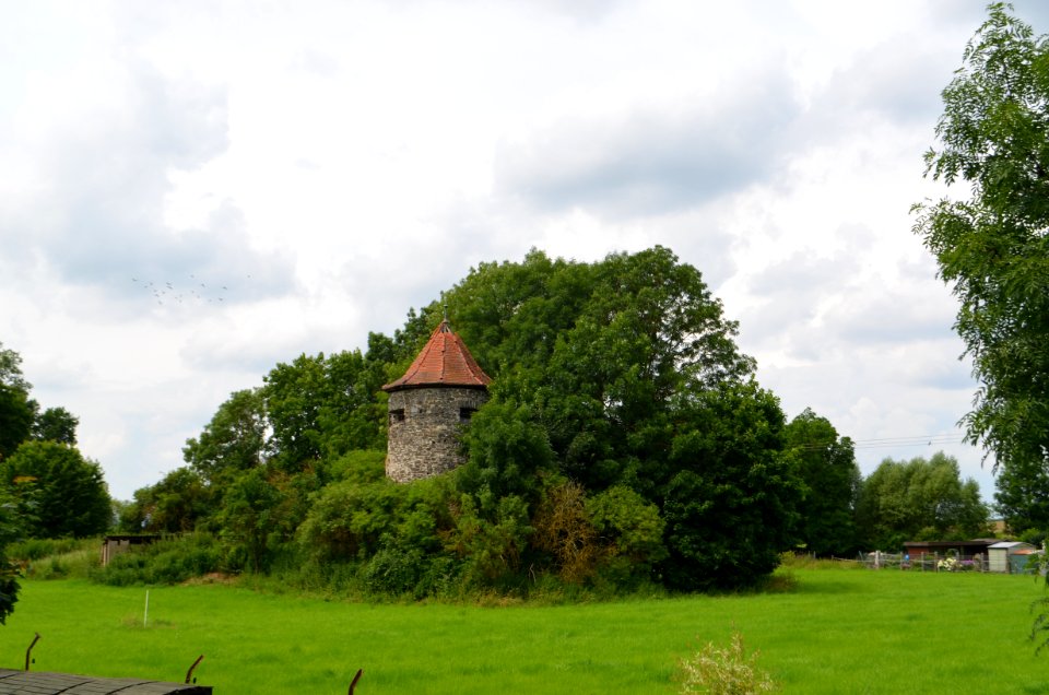 Staden, Parkstraße 24, Ruine der Wasserburg