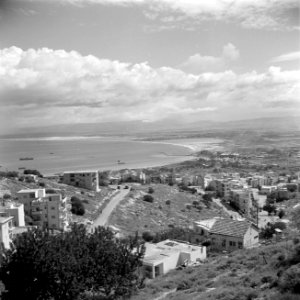 Stad en de baai gezien vanaf de Karmelberg, Bestanddeelnr 255-0242