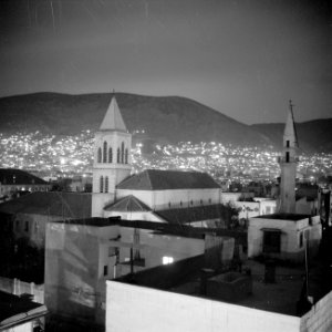 Stadsbeeld van Damascus in de avond, Bestanddeelnr 255-5814