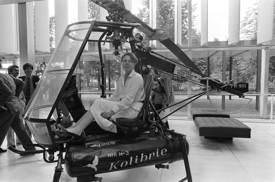 Staatssecretaris Smit-Kroes opent het 5e Europese Rototcraft & Powered Lift Airc, Bestanddeelnr 930-4252