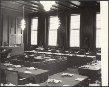 Stadhuizen, interieurs, Raadszaal, Bestanddeelnr 017-1181