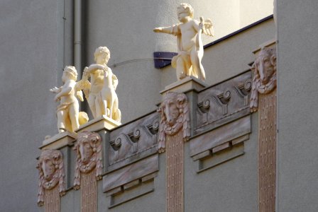 Staatstheater.Cottbus.Detail.Westfassade
