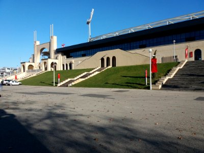 Stade de Gerland - Entrées principales, côté nord photo