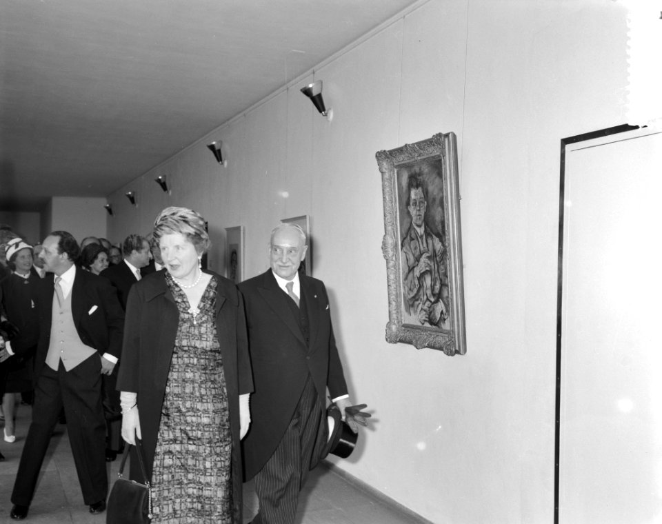Staatsbezoek van Oostenrijkse Bondspresident Dr. A. Scharf Den Haag . Bezoek Rij, Bestanddeelnr 912-4822