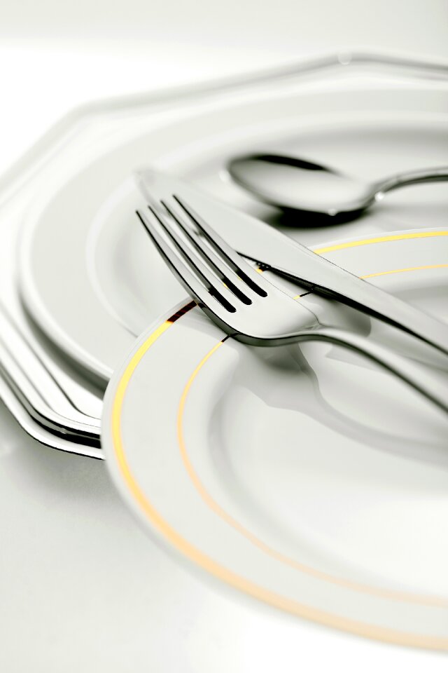 Fork table plate