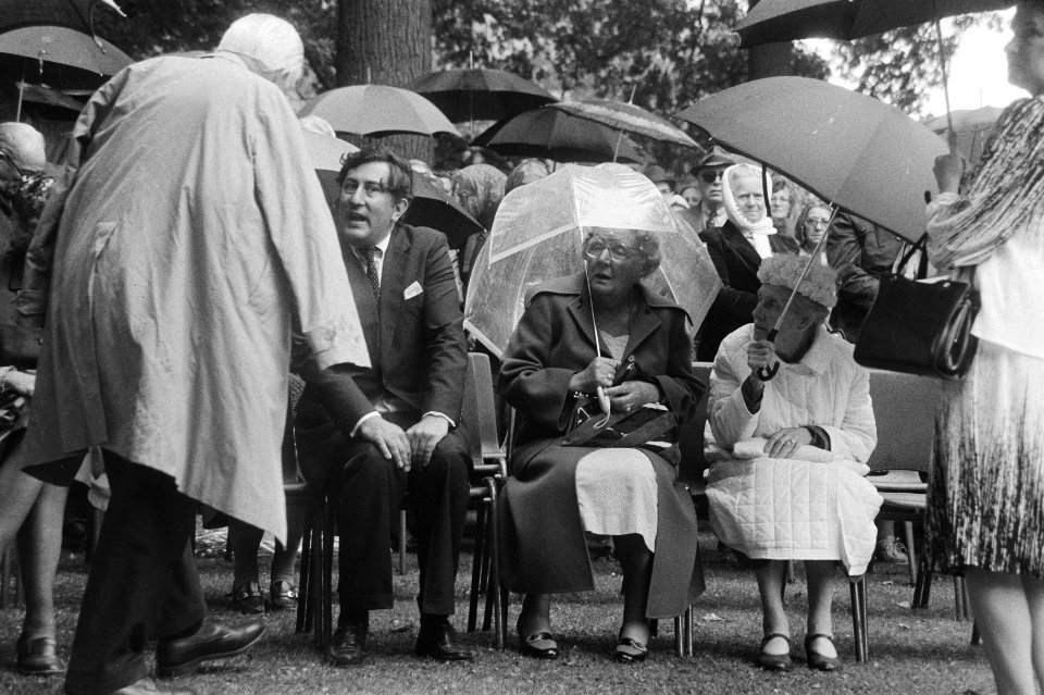 Staatssecretaris Gerard Wallis de Vries in gesprek met prinses Juliana, Bestanddeelnr 930-9878