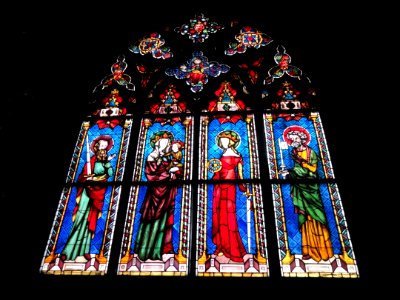 Stained glass windows of Freiburg Minster - DSC06664
