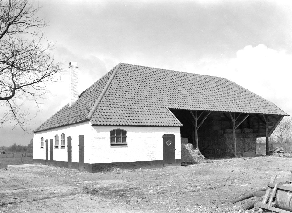 Stallen en schuren, landbouwschuren, judith geertruidhoeve, De Rips, Bestanddeelnr 162-0617