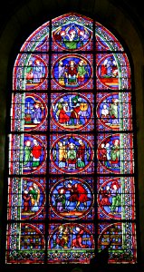 Stained-glass window in Laon cathedral 2007-05-06-02