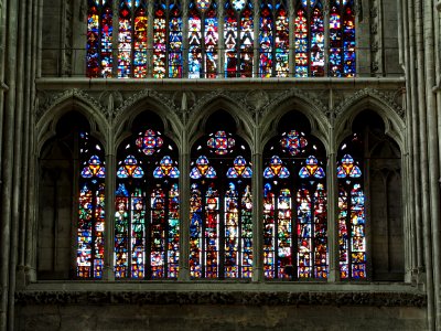 Stained glass windows of Amiens Cathedral, pic-005