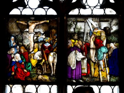 Stained glass windows of Freiburg Minster - DSC06678