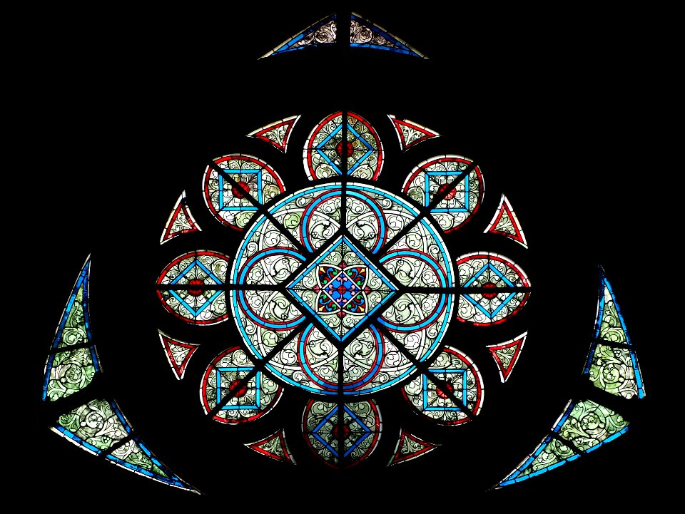 Stained glass windows of Amiens Cathedral, pic-013
