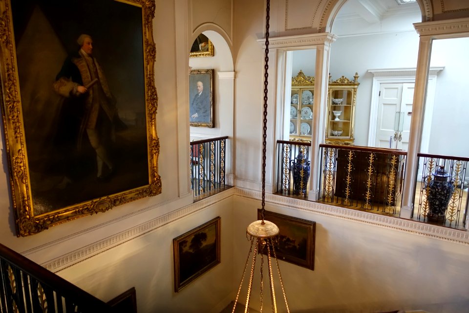 Stairwell - Shugborough Hall - Staffordshire, England - DSC00070