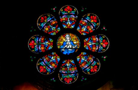 Stained Glass in church of São Paulo 04