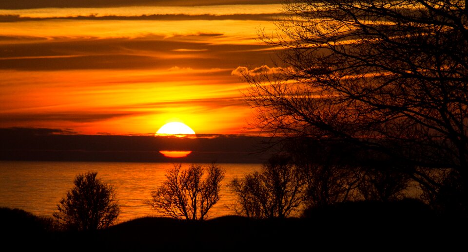 Sky evening denmark photo