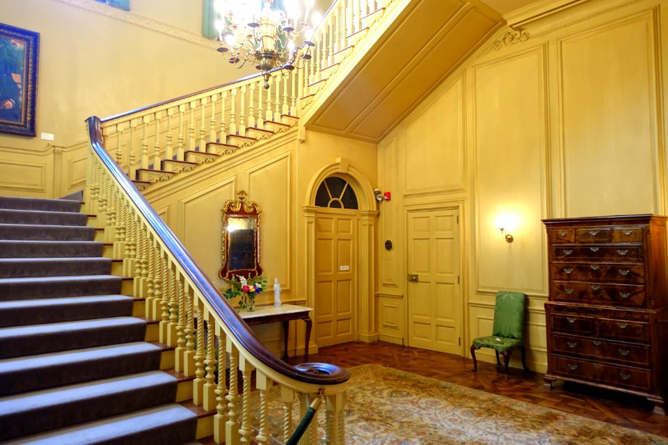 Stair Hall - Great House - Castle Hill on the Crane Estate - Ipswich, Massachusetts - DSC06175