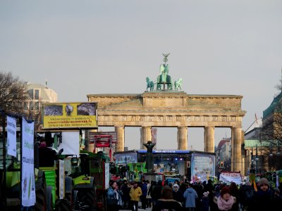 Stage of the "Wir Haben Es Satt!" Demonstration 2019 02
