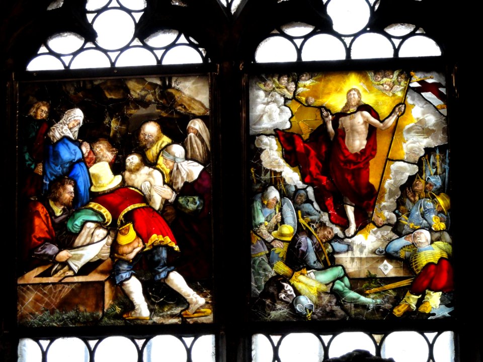 Stained glass windows of Freiburg Minster - DSC06677